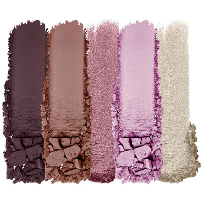 Professional eye look created with Petalette eyeshadow palette