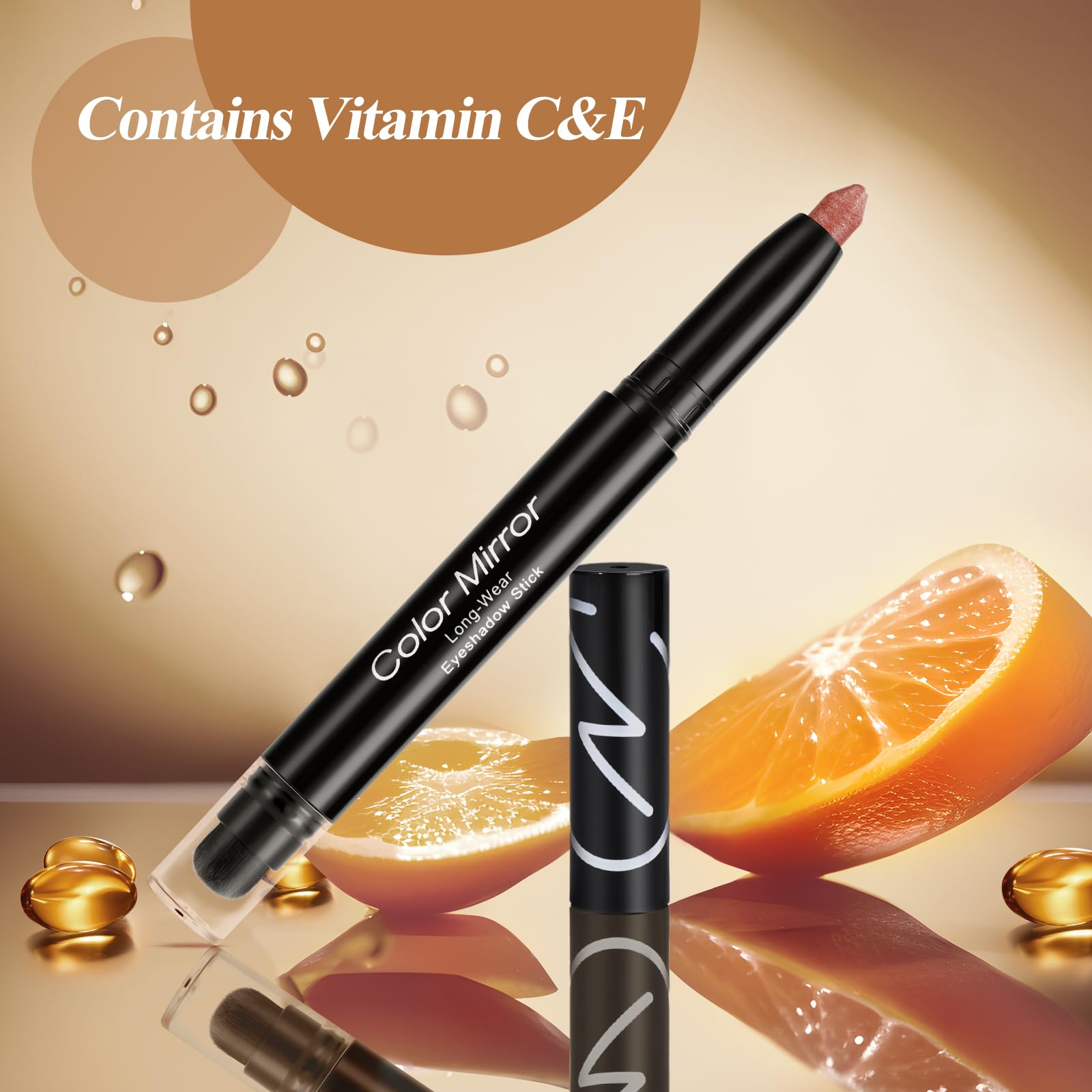 Color Mirror beauty product packaging and applicator