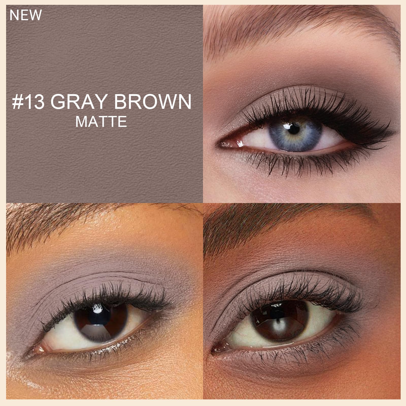 Erinde matte eyeshadow stick swatch on hand