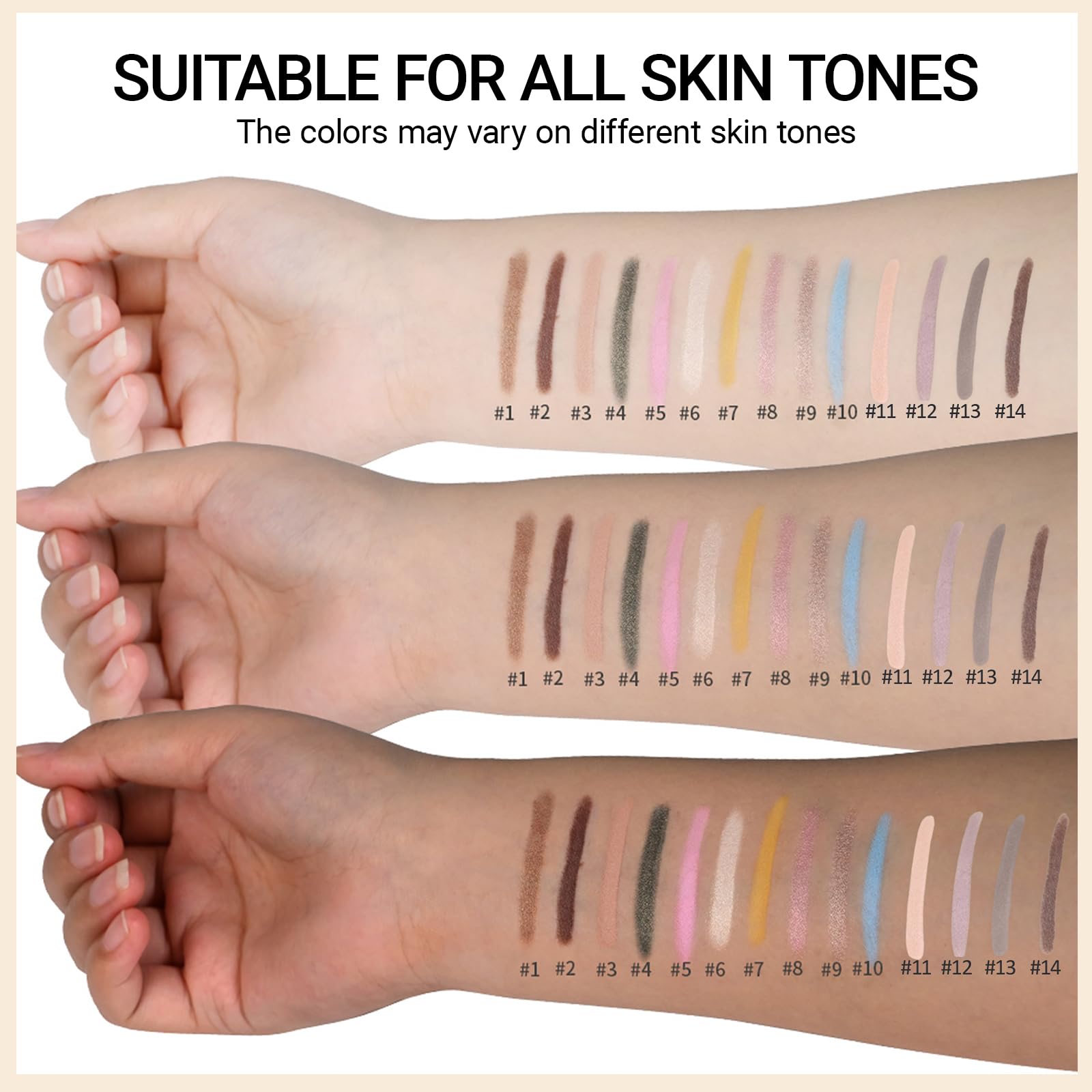 Erinde long-lasting matte eyeshadow stick product packaging
