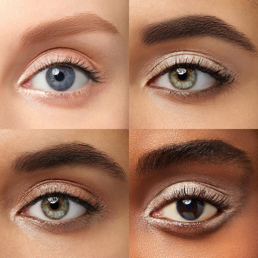 Julep Champagne and Pearl shimmer eyeshadow sticks opened