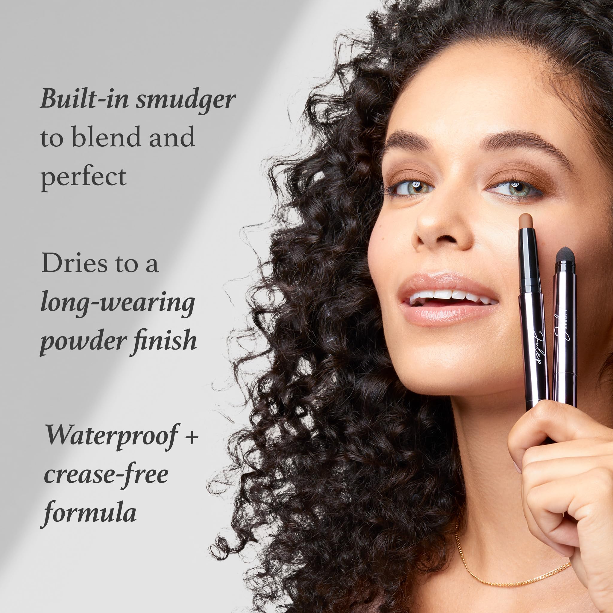 Demonstration of built in smudger tool on Julep stick