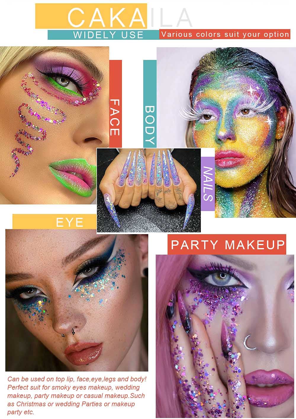 Evpct Cakaila eyeshadow palette packaging design
