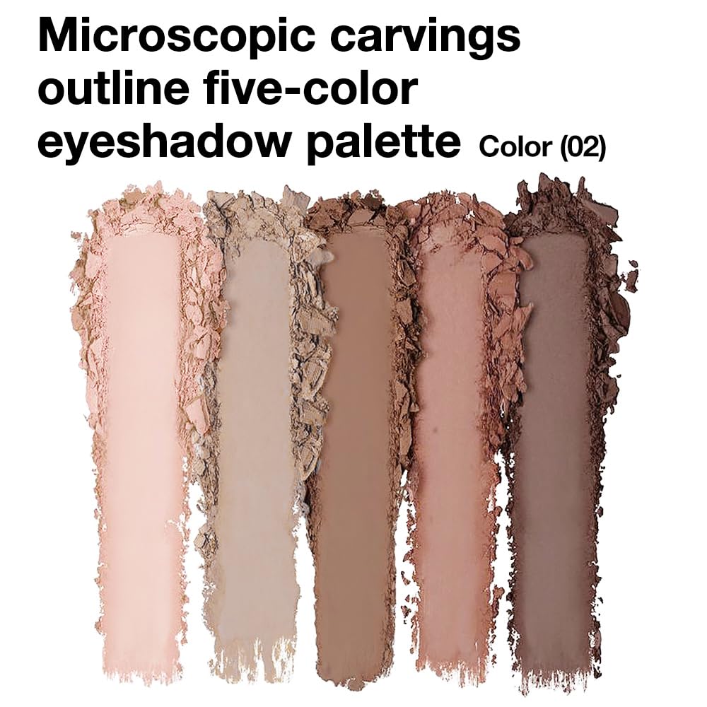 Swatches of Yamobi Hxssll matte nude eyeshadow on skin