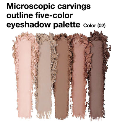 Swatches of Yamobi Hxssll matte nude eyeshadow on skin