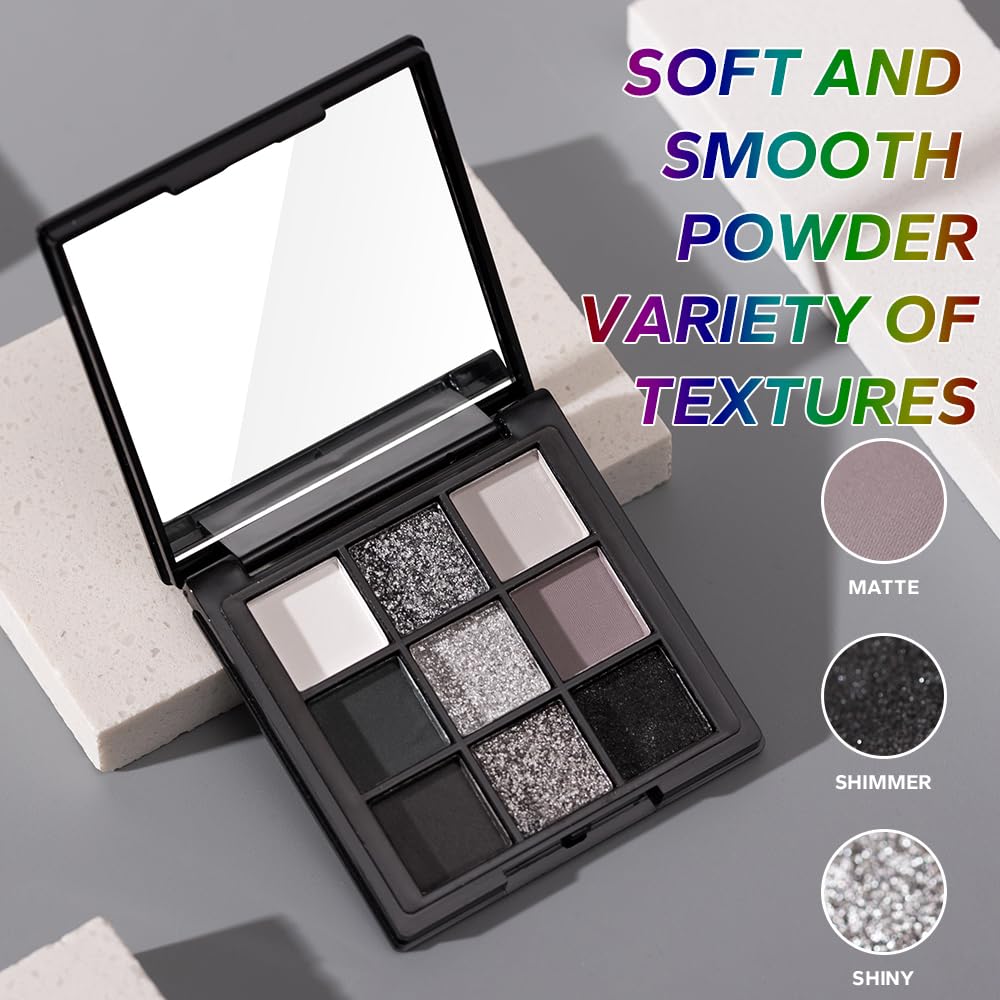 Baisen Diary 9 color palette with integrated mirror