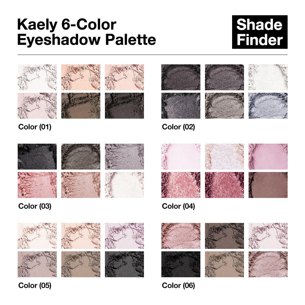 Kaely Mauve and Plum eyeshadow palette swatches on skin