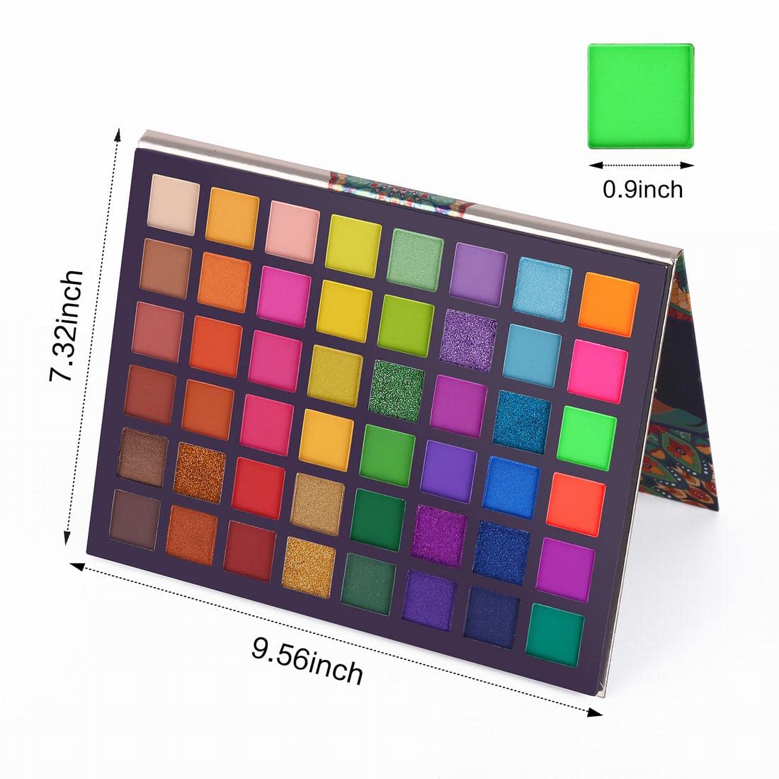 Swatches of UCANBE Exotic Flavors eyeshadow palette on skin