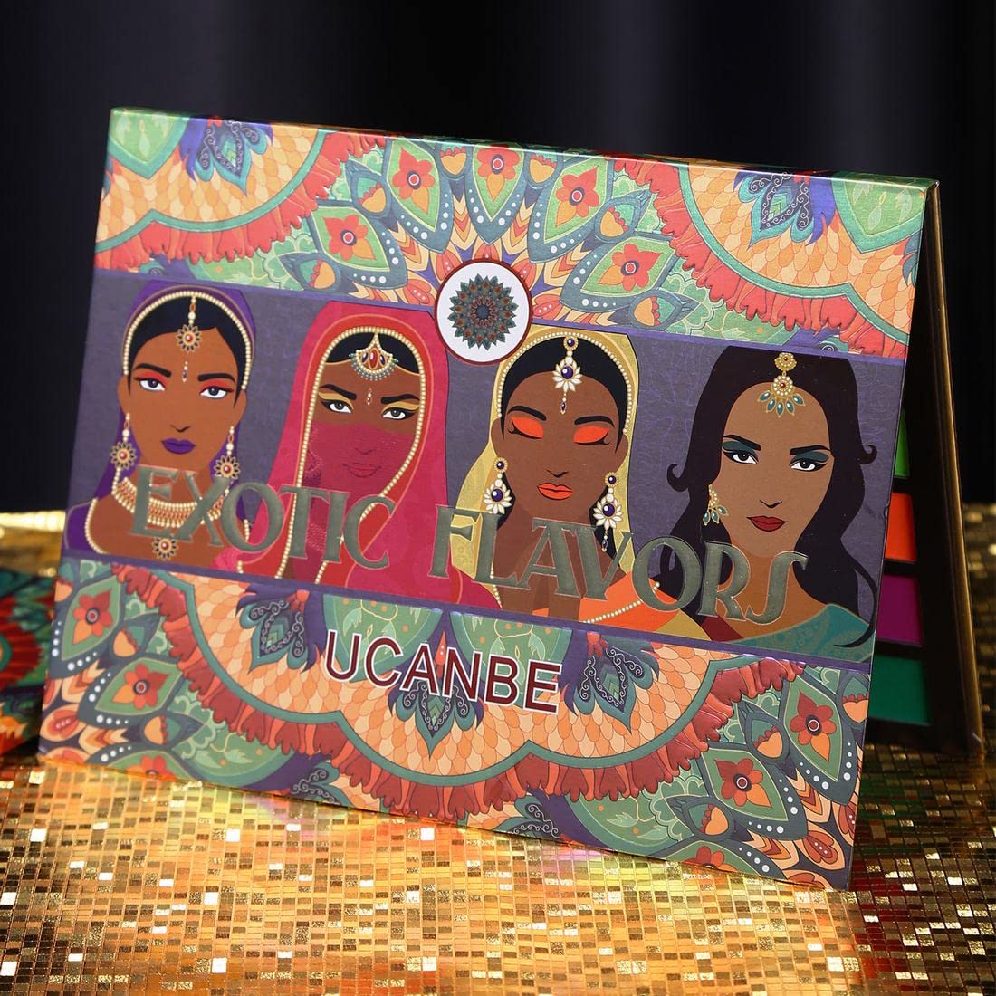 UCANBE exotic flavors palette set for bold eye makeup looks