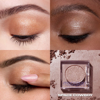 Close up of Urban Decay Space Cowboy glitter texture