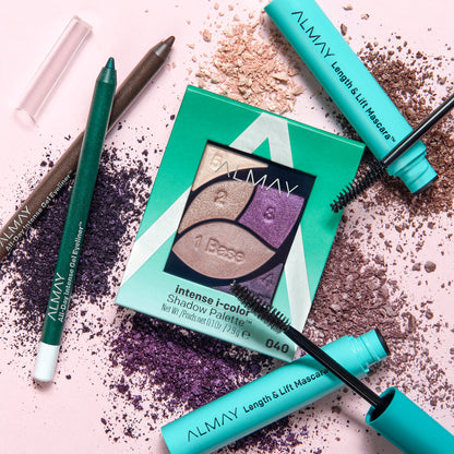 Authentic Almay makeup palette showing product details