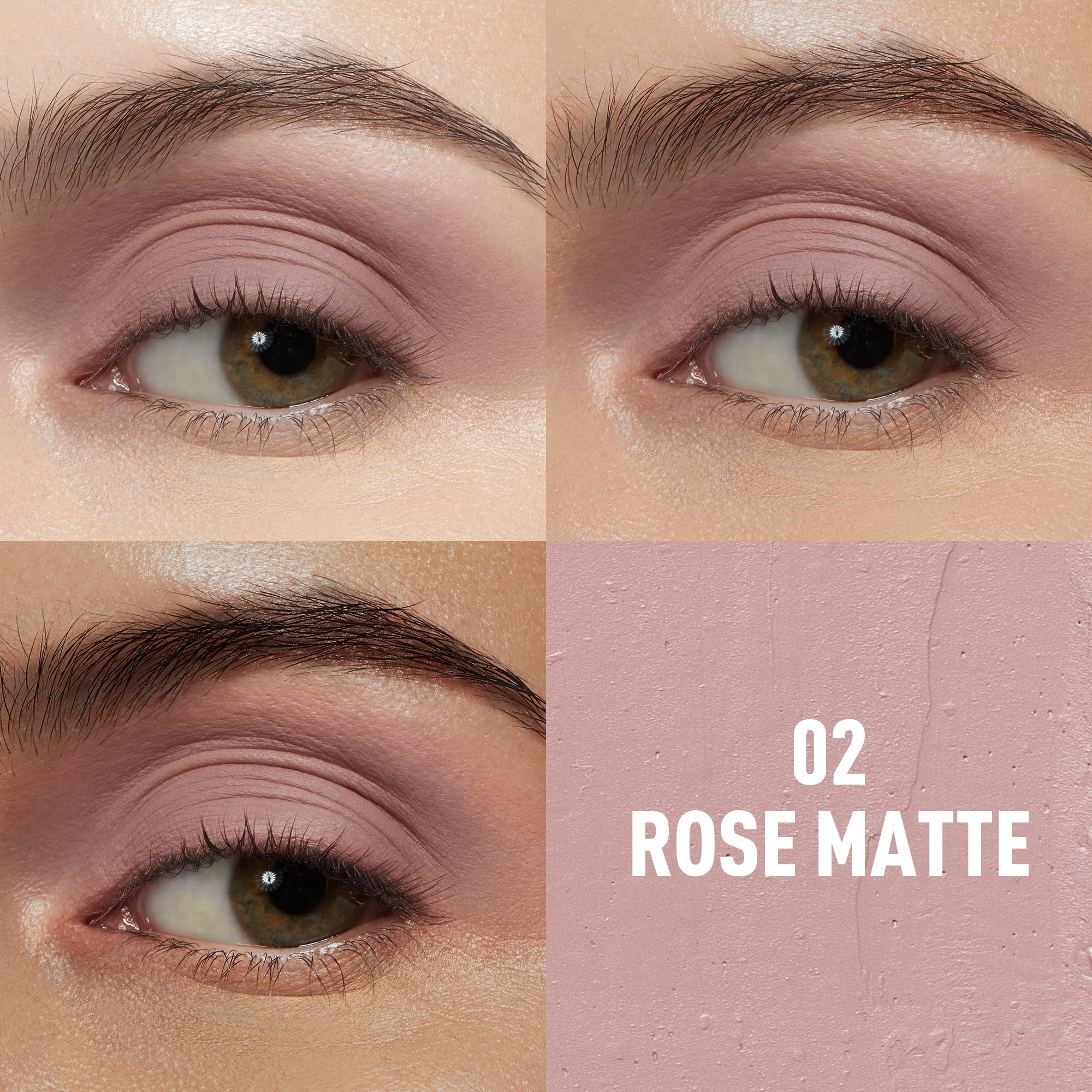 Close up of FV eyeshadow stick matte texture