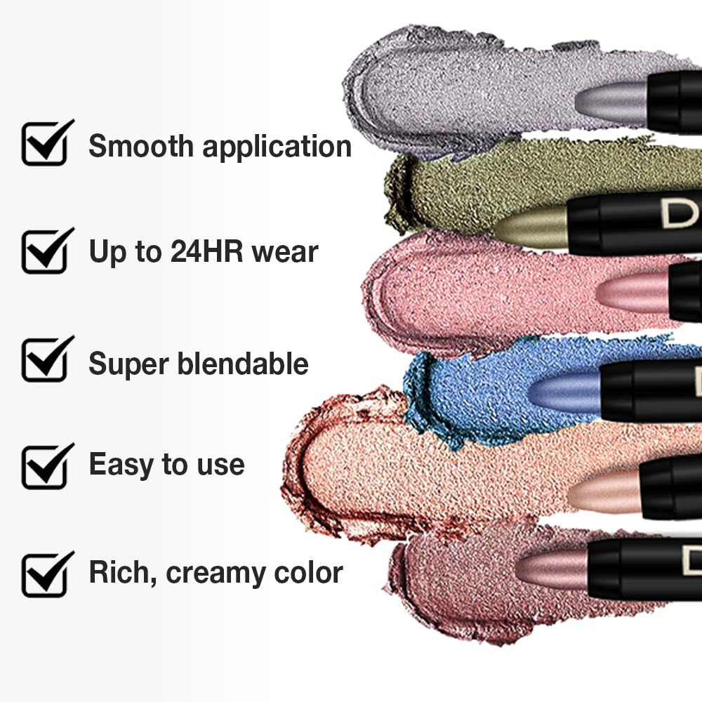 Kaely cream eyeshadow stick application on eyelid