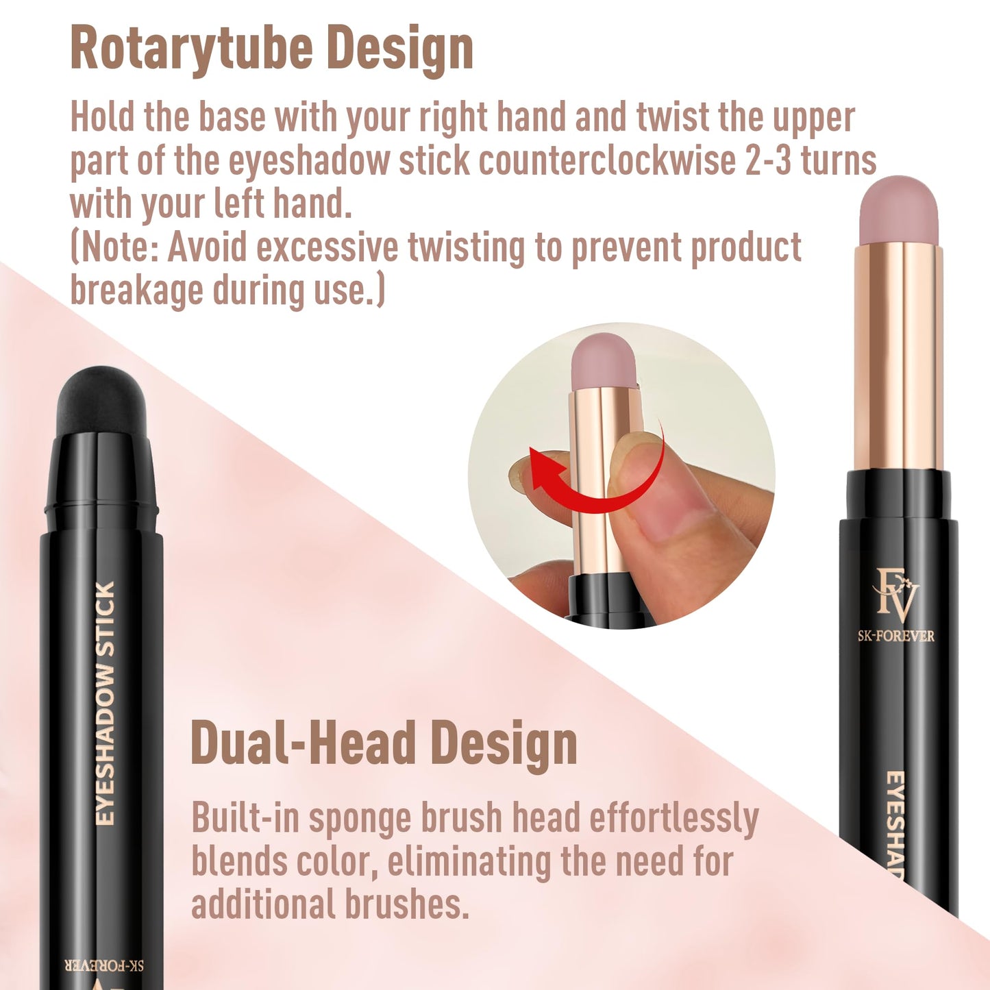 Packaging of authentic FV long lasting cream eyeshadow stick