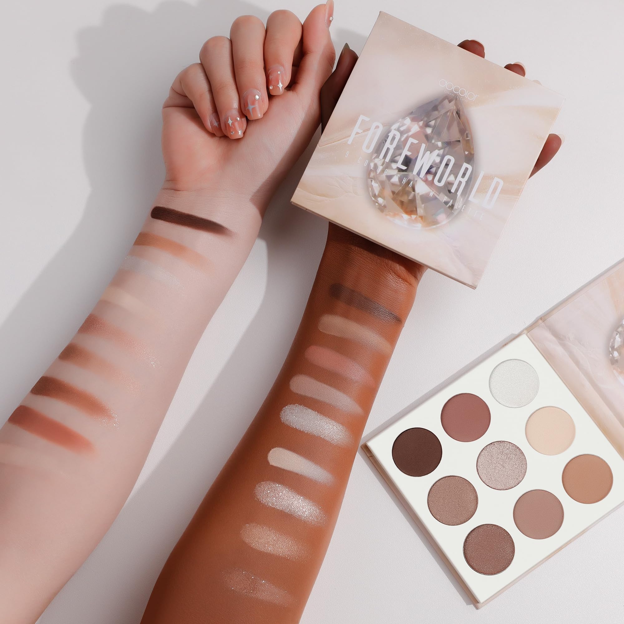Docolor neutral makeup palette packaging