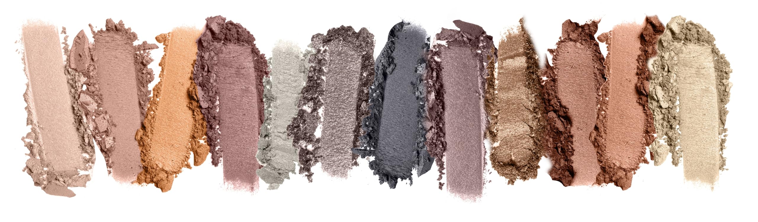Open L.A. Colors Cool eyeshadow palette showing 12 shades