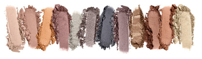Open L.A. Colors Cool eyeshadow palette showing 12 shades