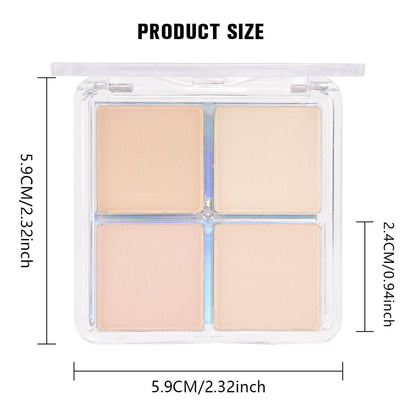 Hhltoh eyeshadow quad packaging for natural makeup look