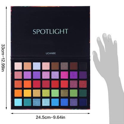 Professional eye makeup created with Ucanbe Spotlight