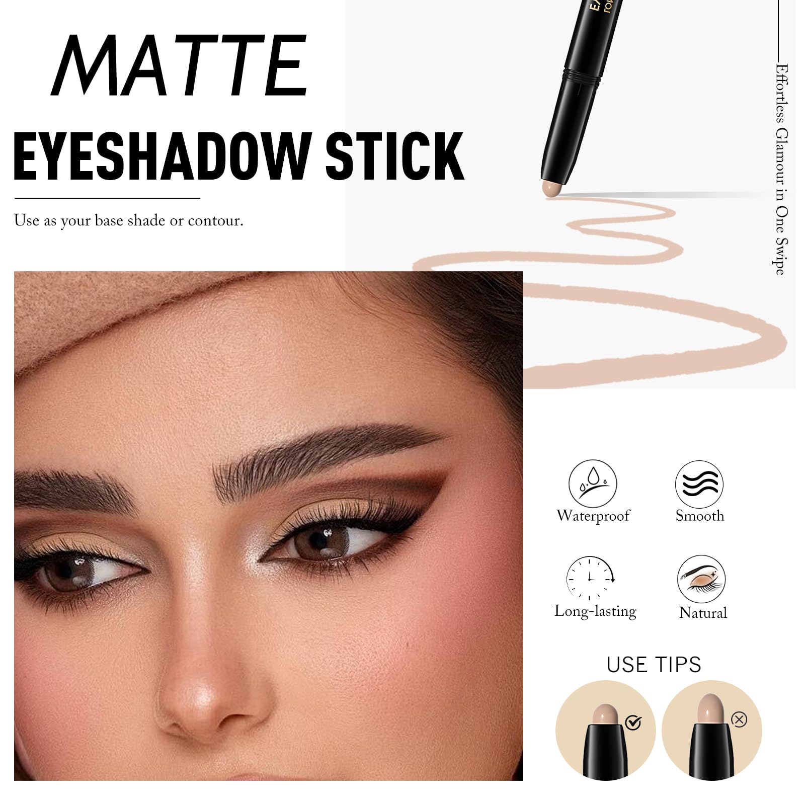 Wugbc Cream Eyeshadow Stick open showing crayon tip