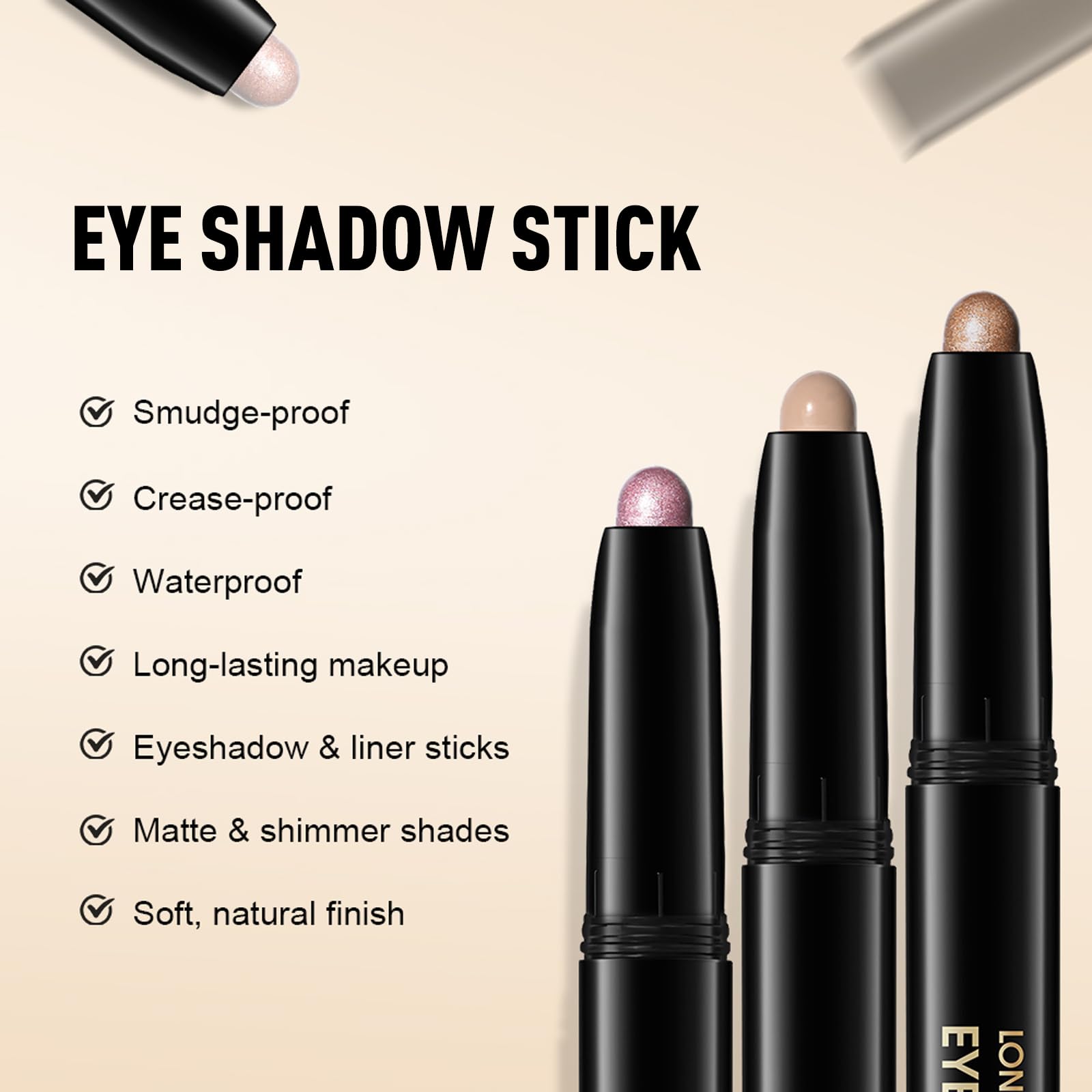 Wugbc Long Lasting Eyeshadow Stick waterproof demonstration