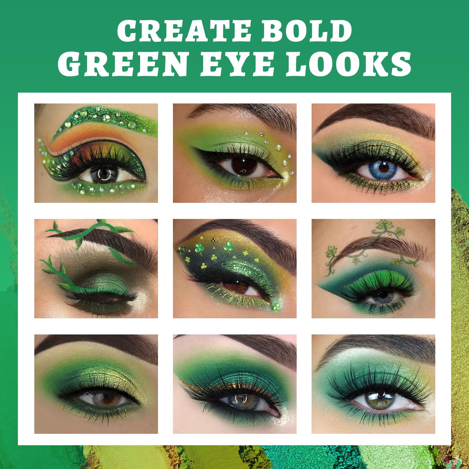 Open Ucanbe 15 color palette displaying matte and shimmer shades