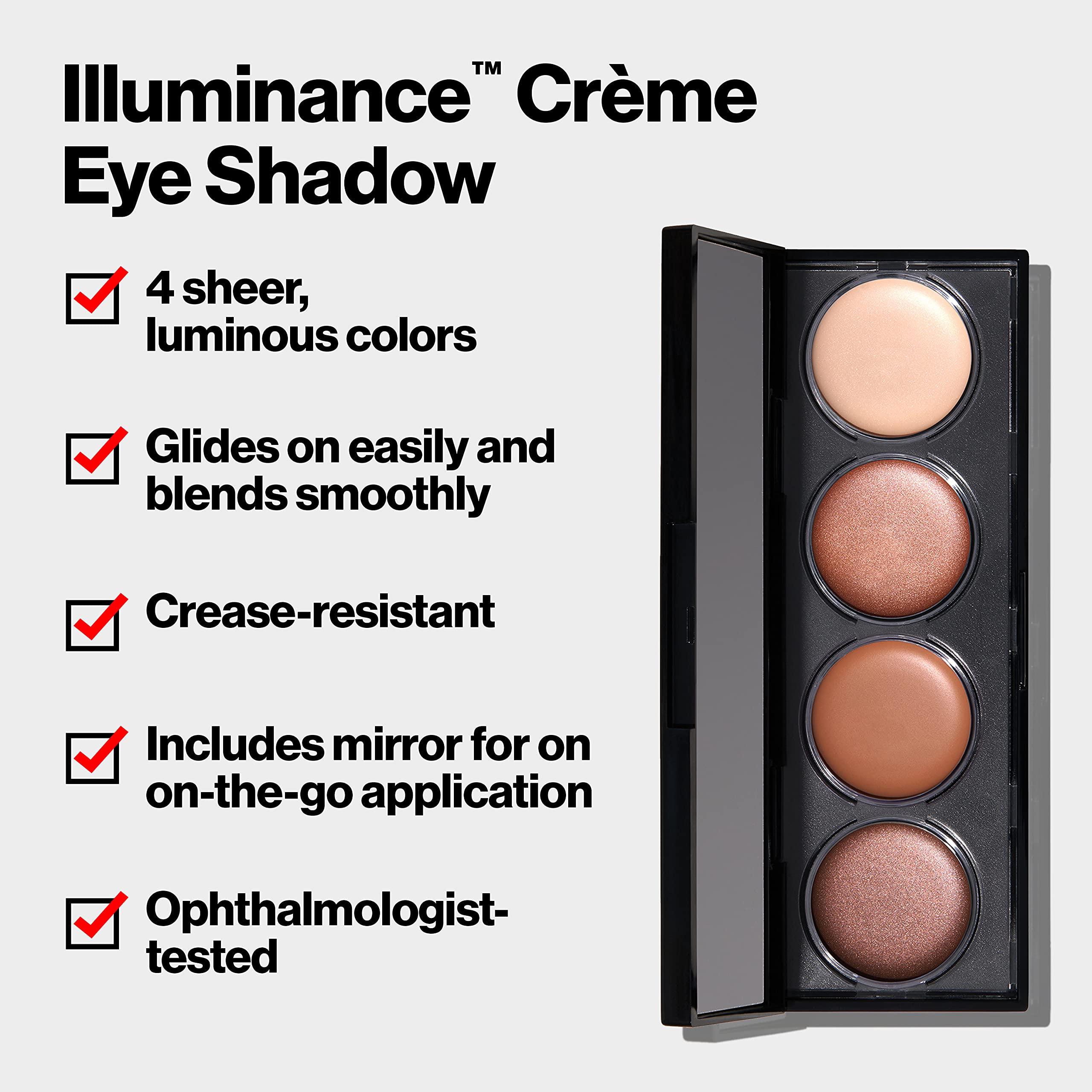 Close up of Revlon Illuminance creme shadow texture