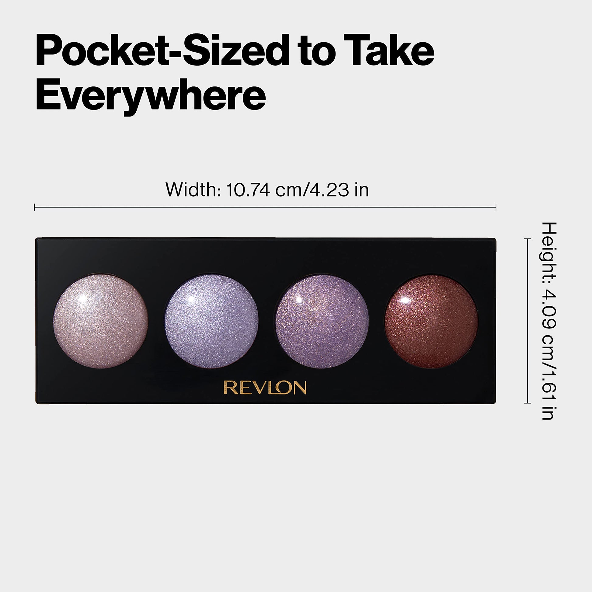Back of Revlon Illuminance Creme Eyeshadow packaging with product details