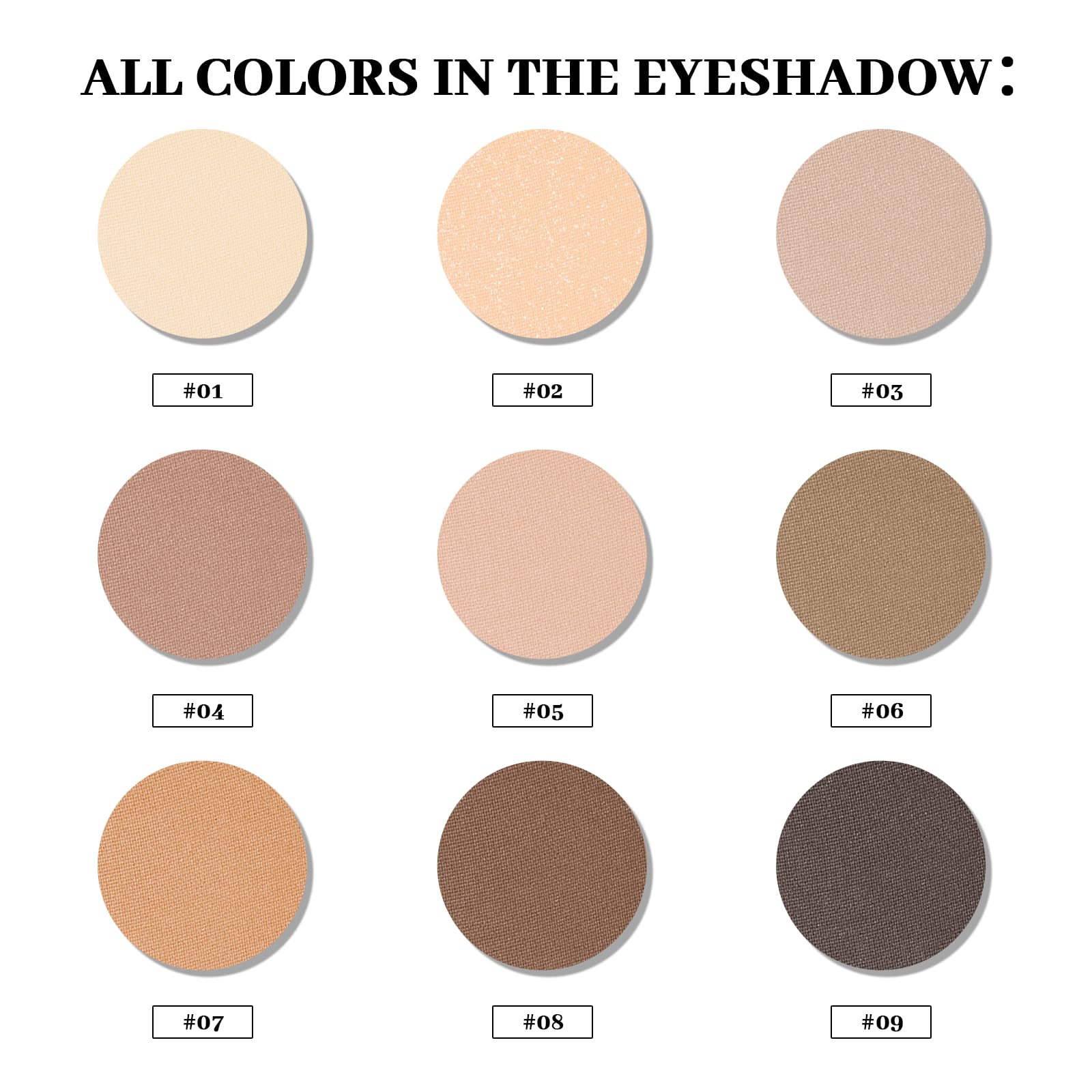 Open Myster Rosey nude eyeshadow palette with nine shades