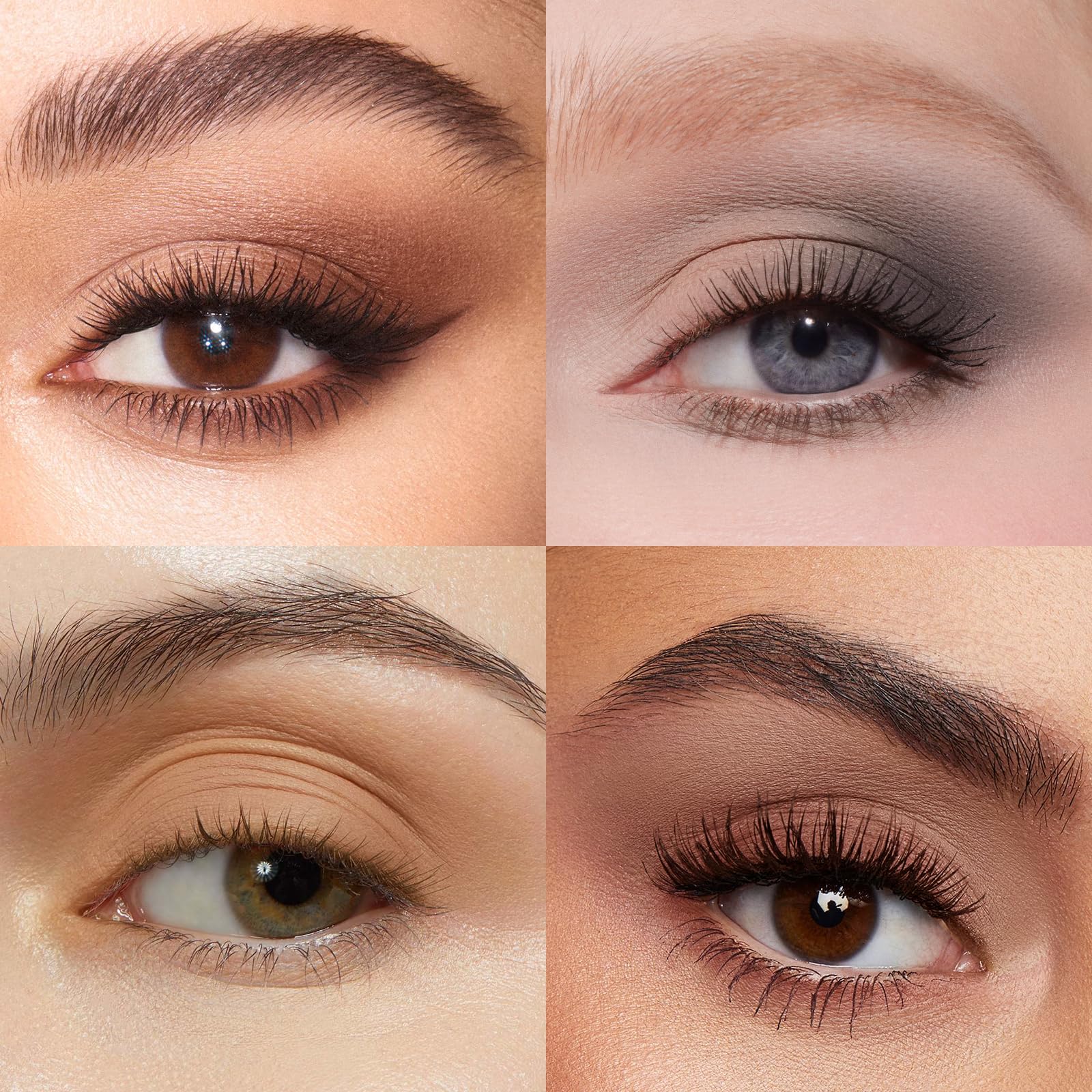 Close up of matte shades in Myster Rosey palette