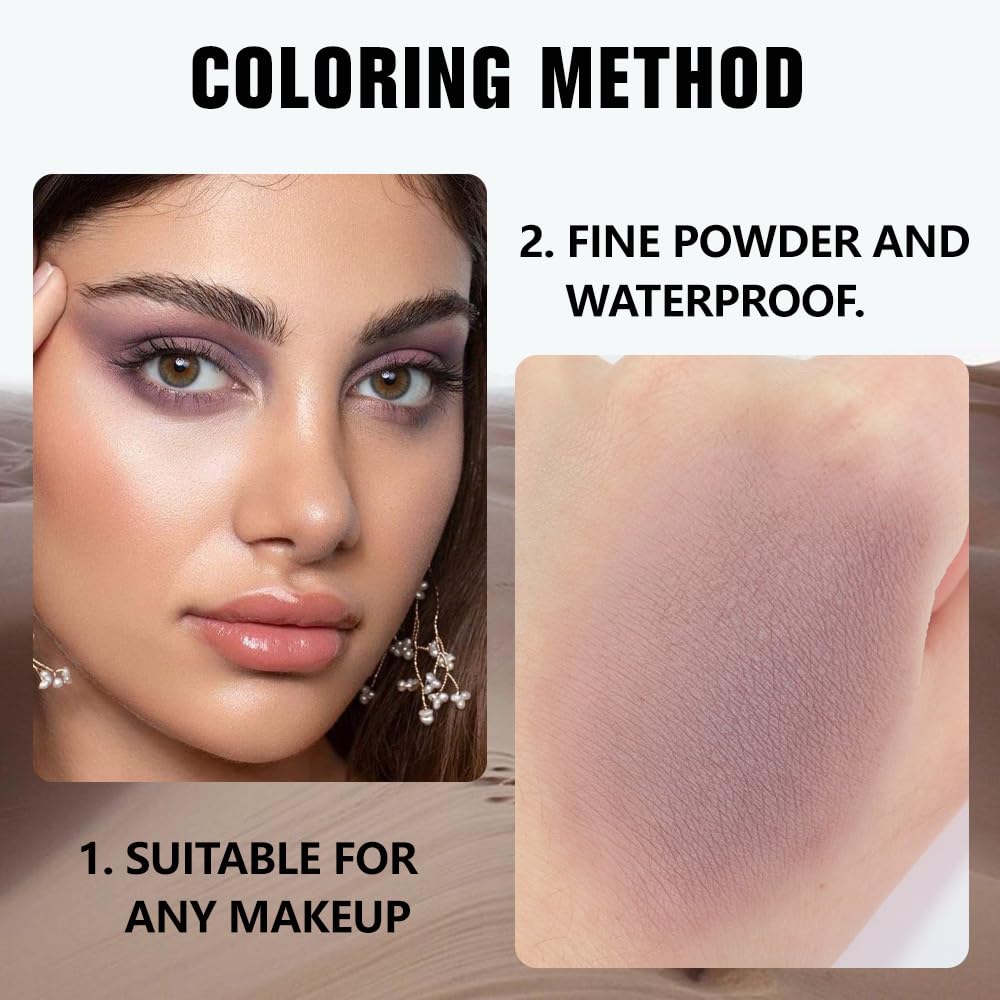 Kaely Taupe matte eyeshadow for mature skin