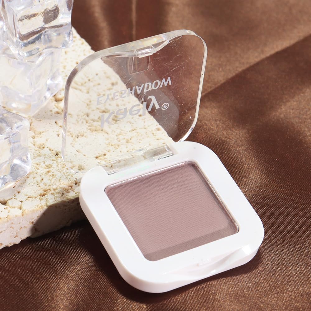 Kaely lavender plum taupe eyeshadow open case
