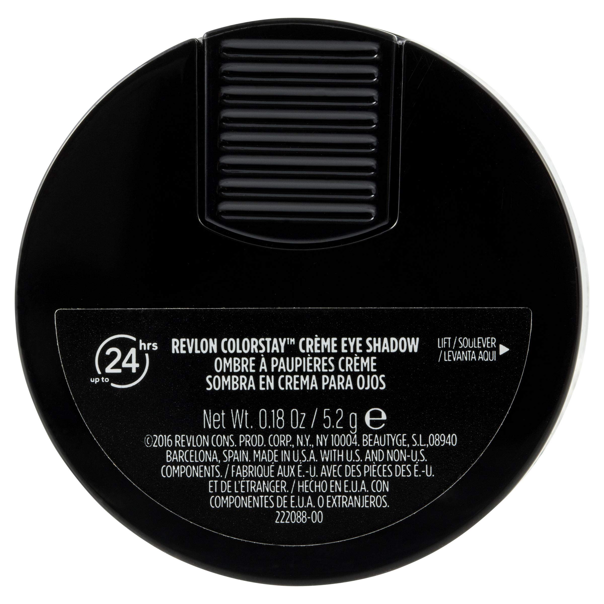 Revlon Colorstay eyeshadow showing built-in brush in cap