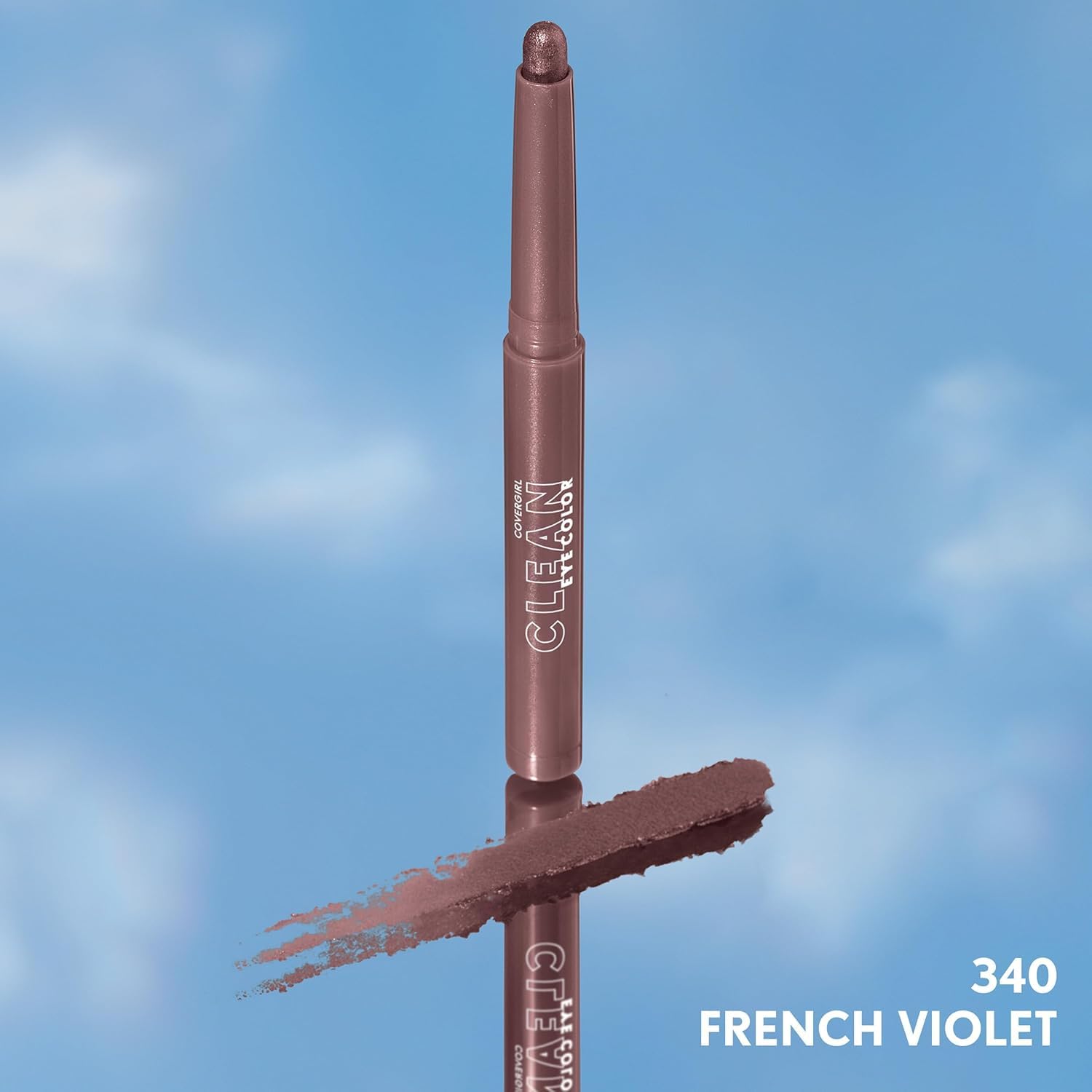 Close up of CoverGirl eyeshadow stick easy-glide tip