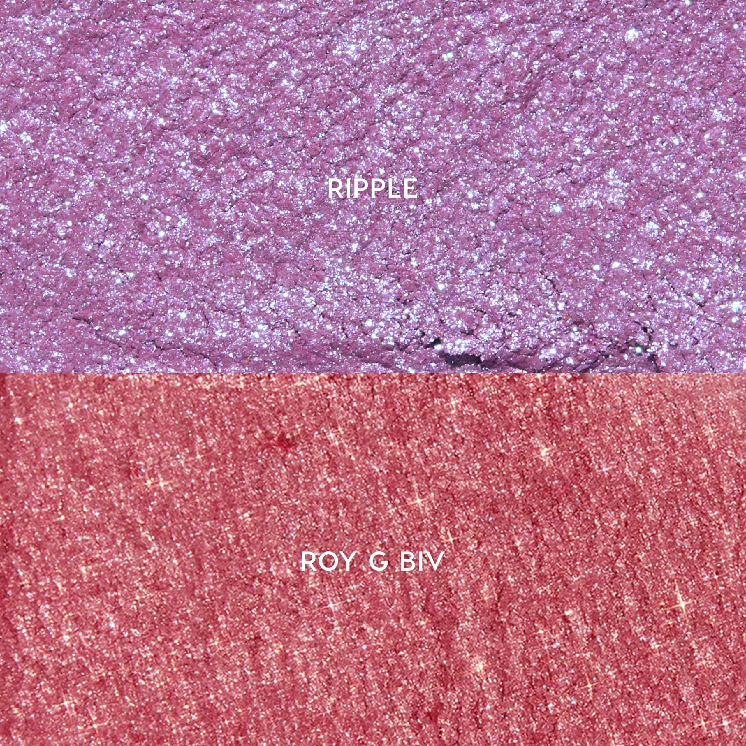 ColourPop Ritz eyeshadow open showing glitter texture