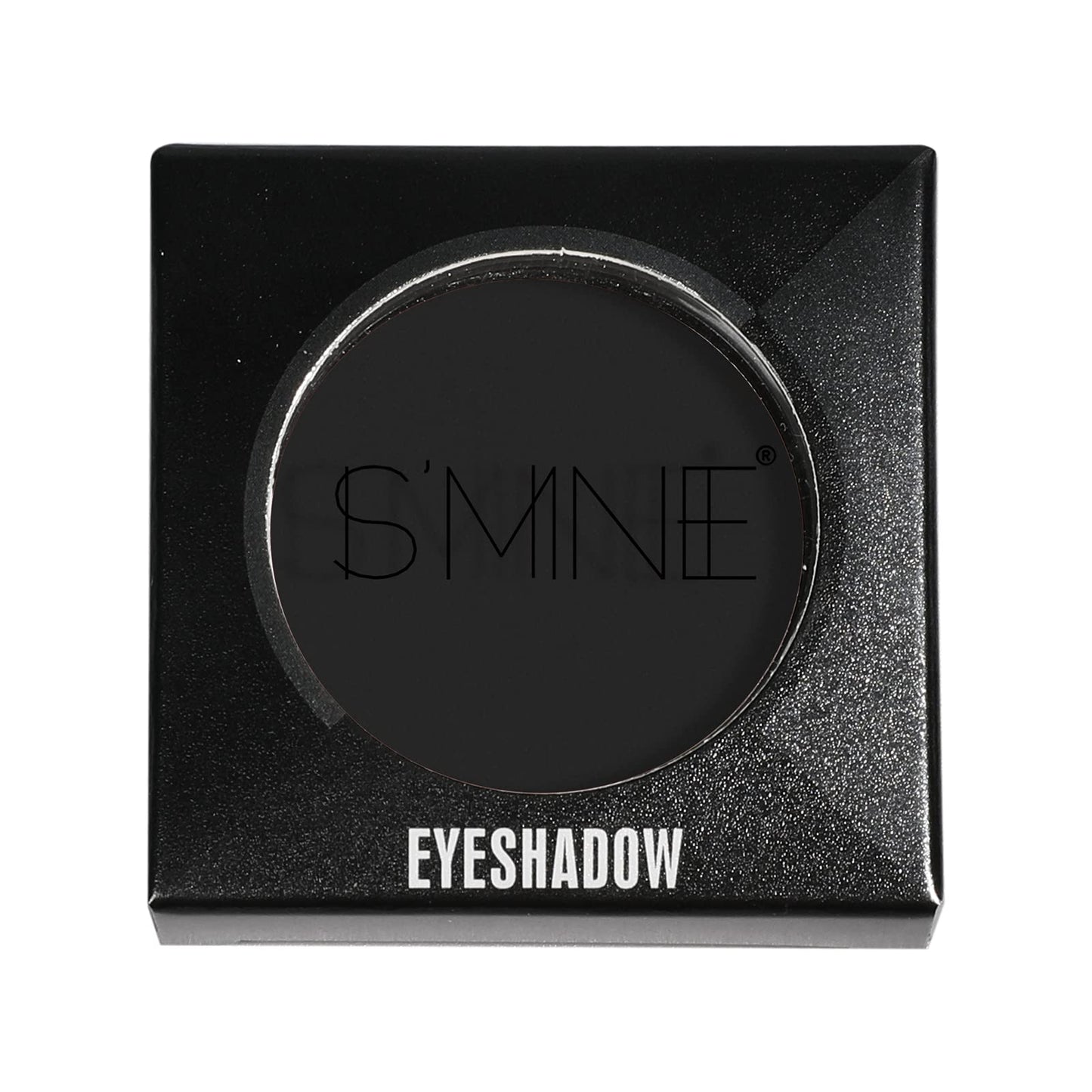 Is'Mine matte black eyeshadow powder texture closeup