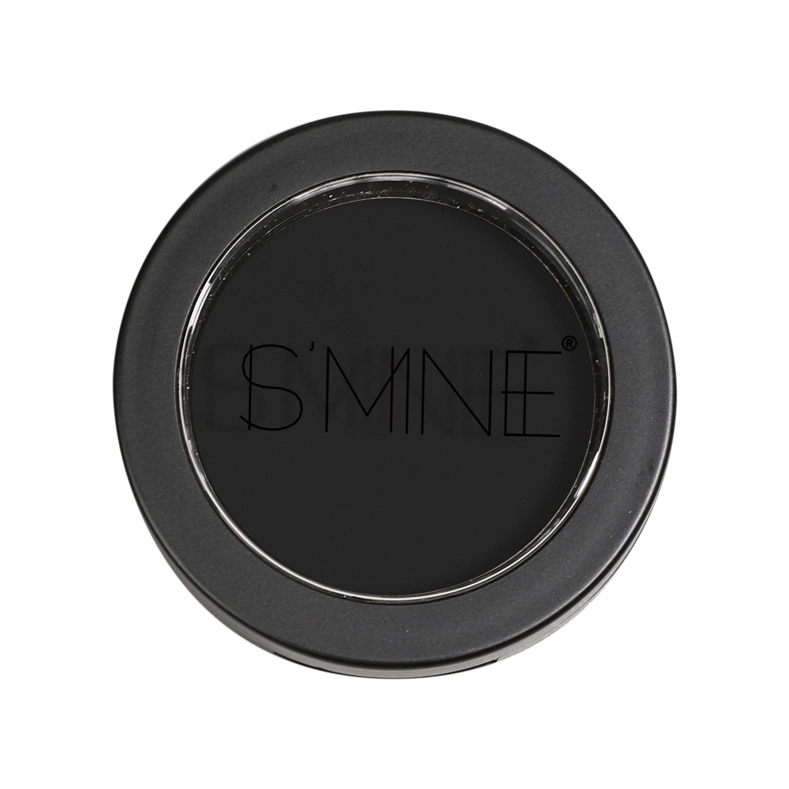 Open Is'Mine single eyeshadow palette showing internal mirror