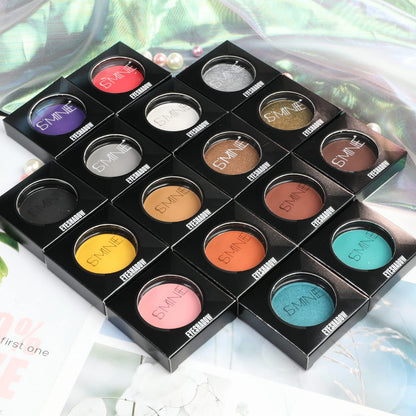 Professional makeup look using Is'Mine black eyeshadow