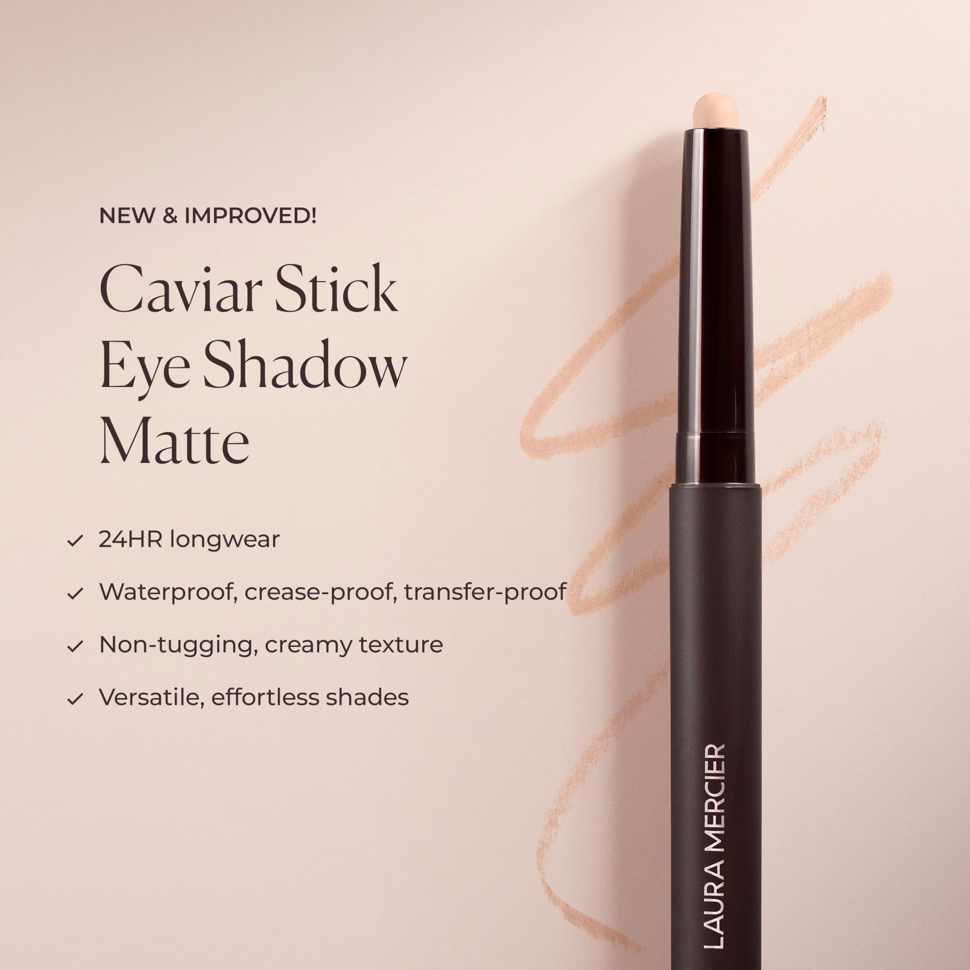 Close up of Laura Mercier Caviar Stick retractable mechanism