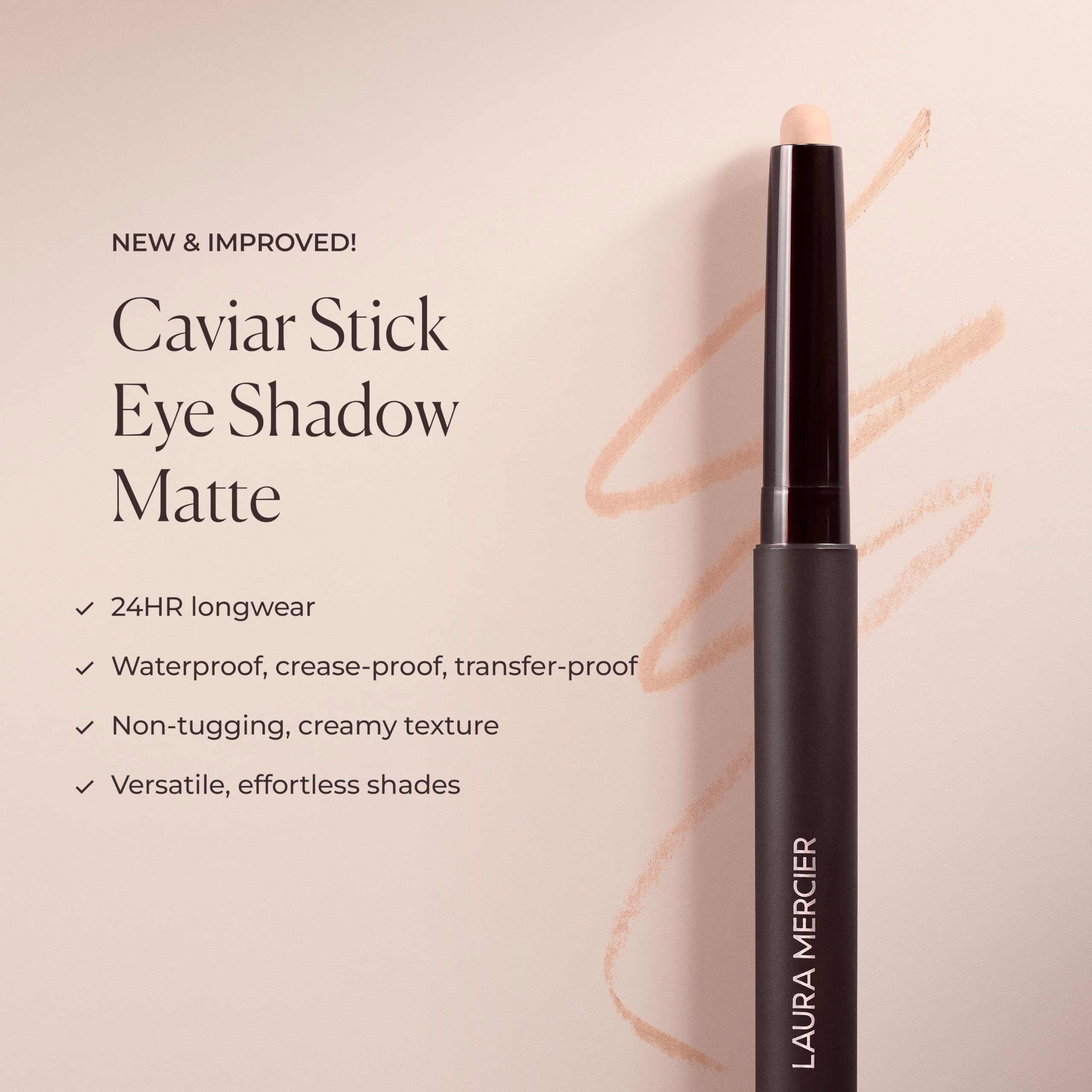 Close up of Laura Mercier Caviar Stick retractable mechanism