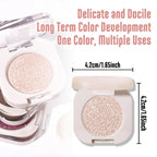 Feicuiyun holographic glitter eyeshadow texture close up