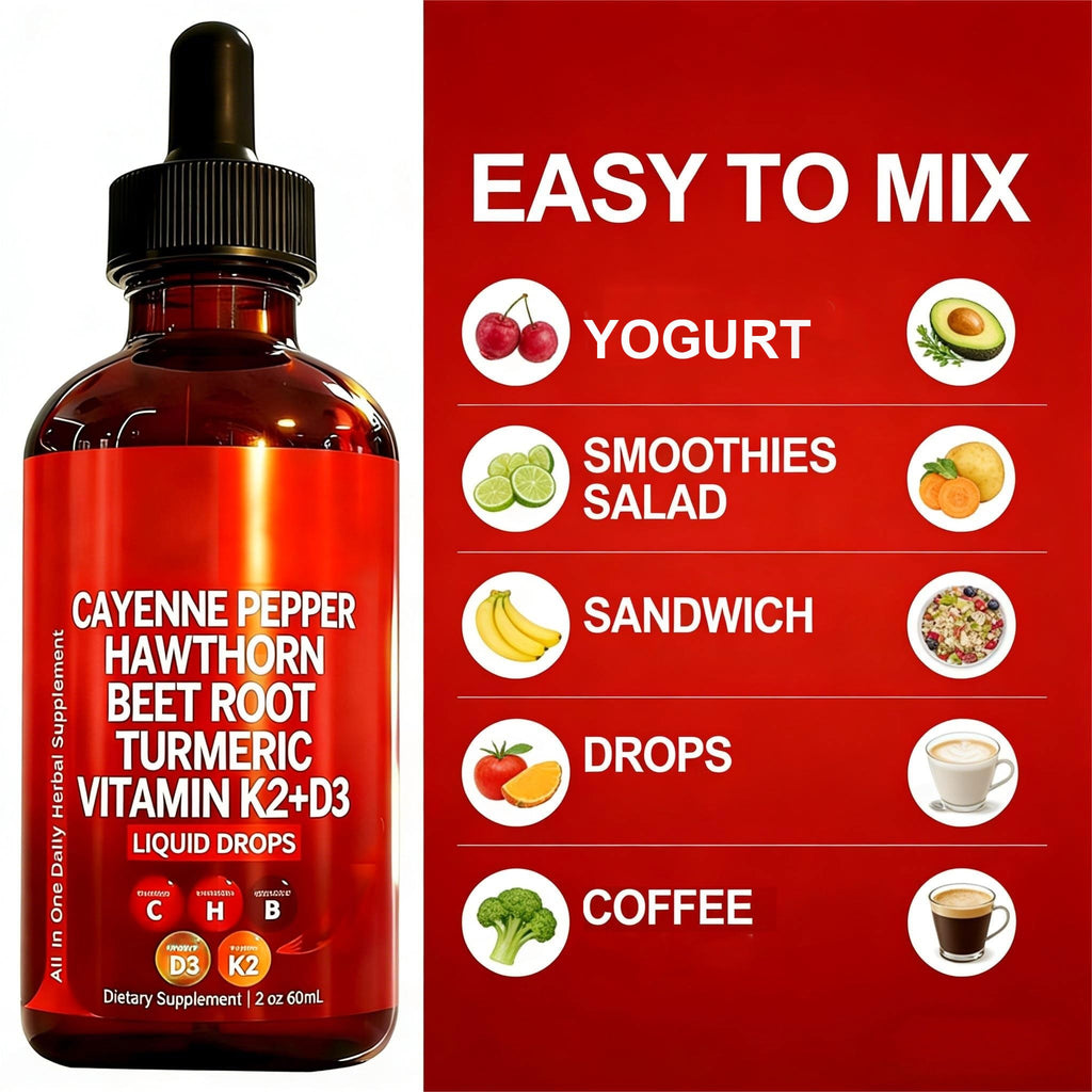 Complete packaging view of Accio Biduka cayenne supplement liquid drops for daily Indian wellness routines.