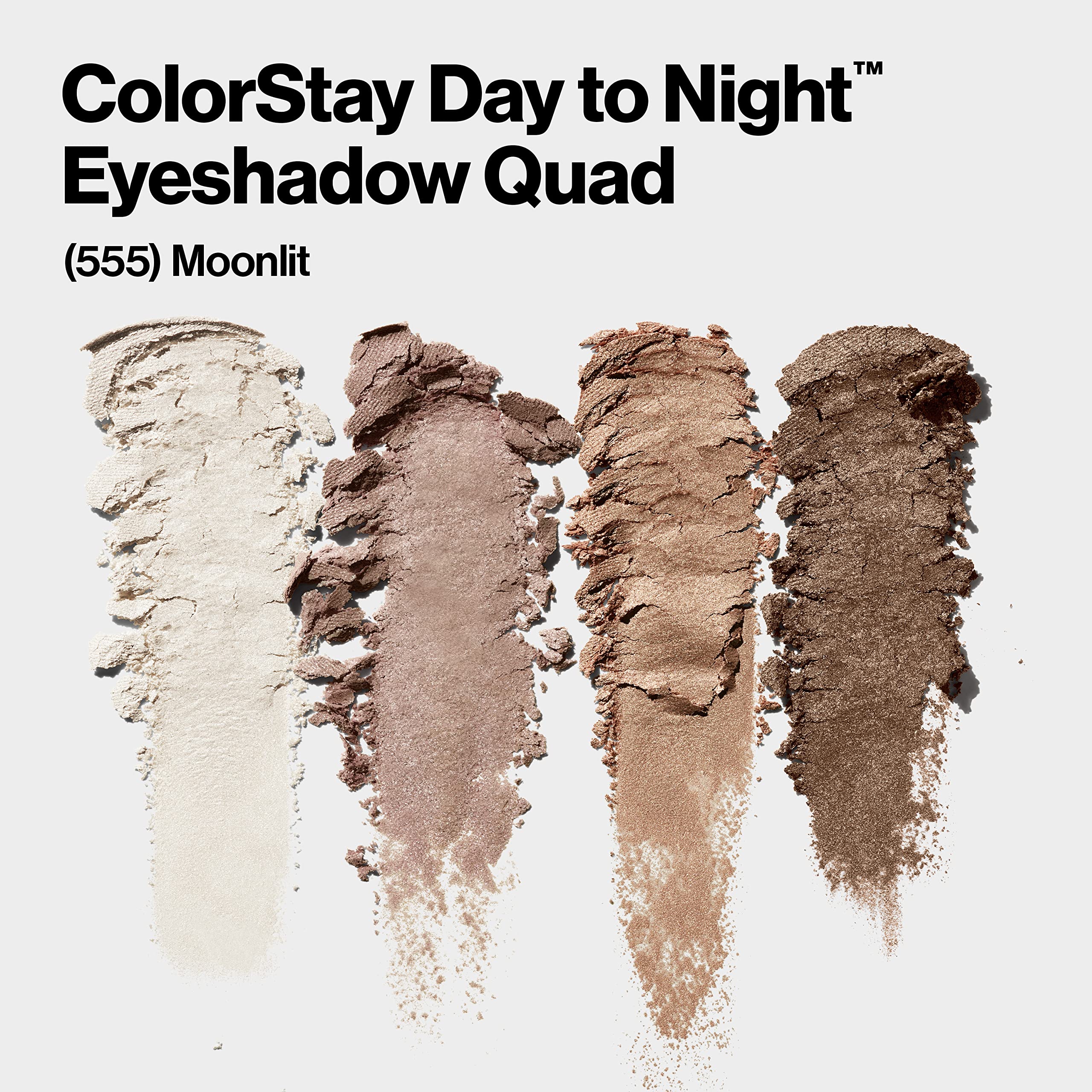 Revlon ColorStay longwear eyeshadow quad shades swatch