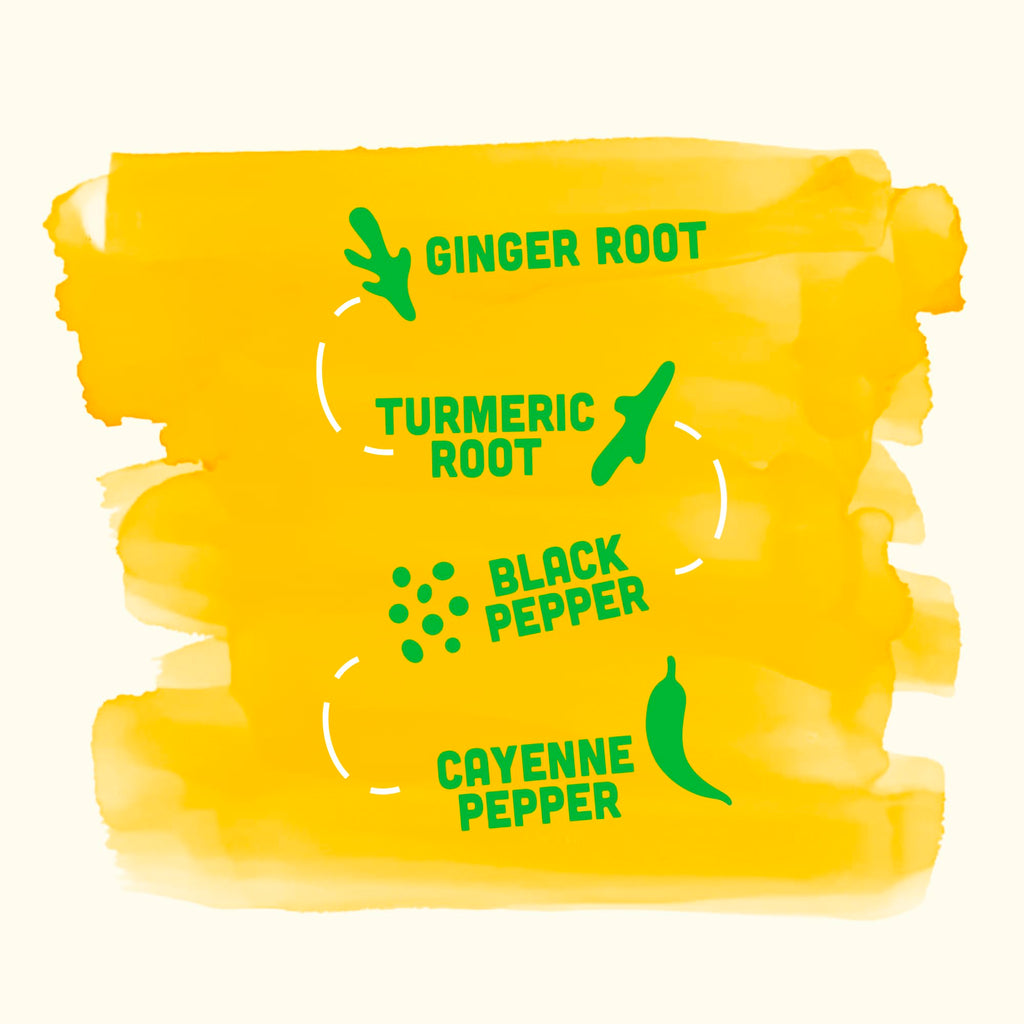 Vive Organic cold pressed ginger turmeric cayenne immunity shot 12 pack packaging