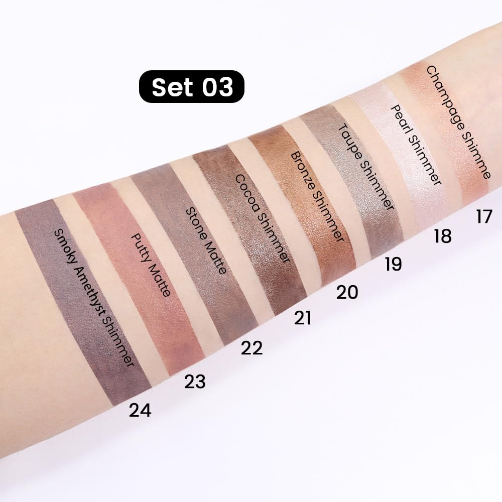 Evpct eyeshadow stick set in portable travel-ready packaging