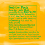 Vive Organic 2 fluid ounce bottle ingredients label displaying organic certification