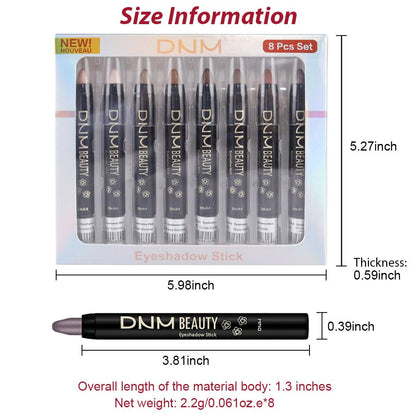 Side view of Evpct makeup crayon stick pencil tips