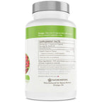 Nature Restore capsaicin capsules 70000 SHU dietary supplement label details.