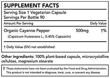 Imported Nature Restore cayenne pepper pills for thermogenic fat burning.
