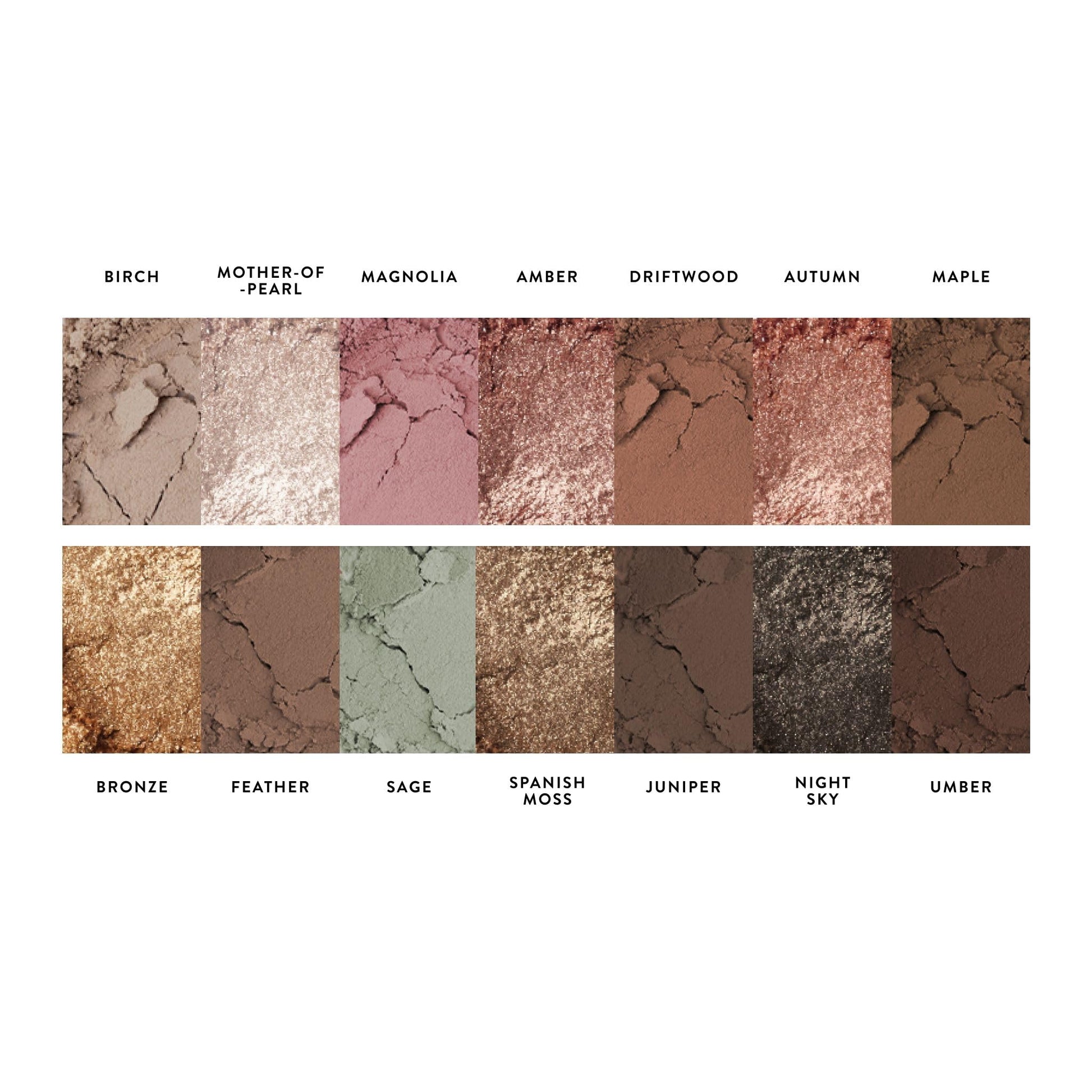 Internal view of Laura Geller 14 color baked eyeshadow palette